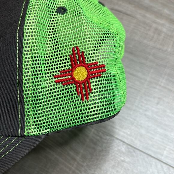 OURAY SPORTSWEAR ‘RED RIVER SKI & SUMMER AREA’ Green Mesh SnapBack Hat Women’s - Picture 5 of 8